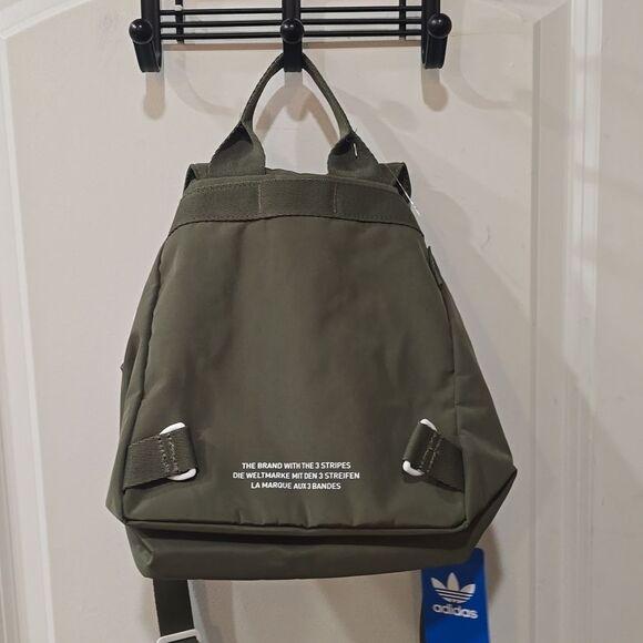 Adidas Originals Micro 3.0 Mini Backpack- Oluve Strata Green - Picture 8 of 9